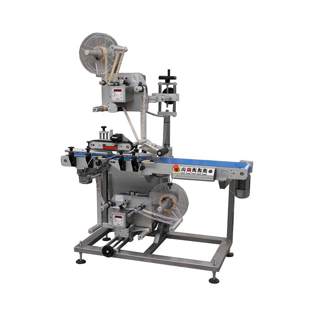 máquina etiquetadora automática inferior y superior