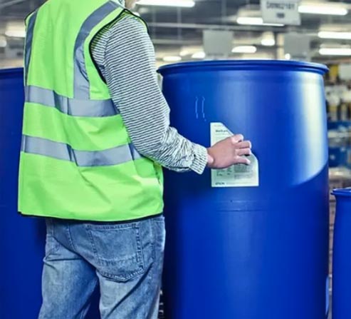 impresora etiquetas a color productos quimicos